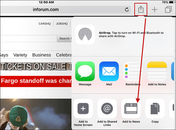 IOS Apple News App: Добавете RSS емисии за сайтове, които наистина искате