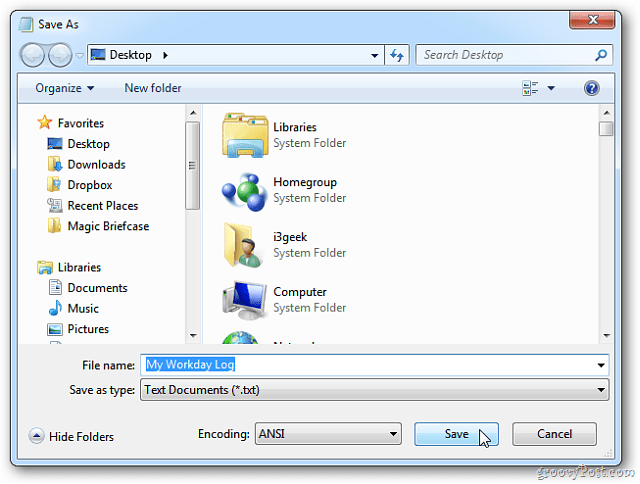 Windows Notepad: Създаване на дневници с печат във времето