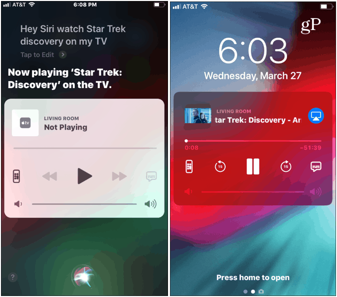 Използвайте Siri с Apple TV от iPhone