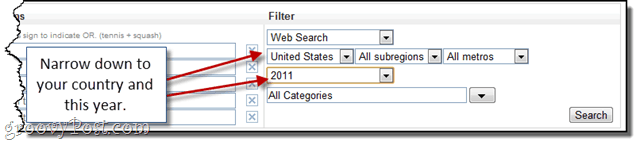 Сравняване на интерес за термин за търсене с Google Insights за търсене