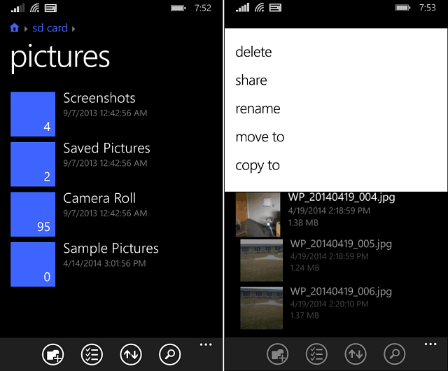 Windows Phone 8.1 File Manager е наличен сега