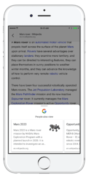 Google дебютира нов инструмент за откриване на съдържание в приложението Google за iOS.