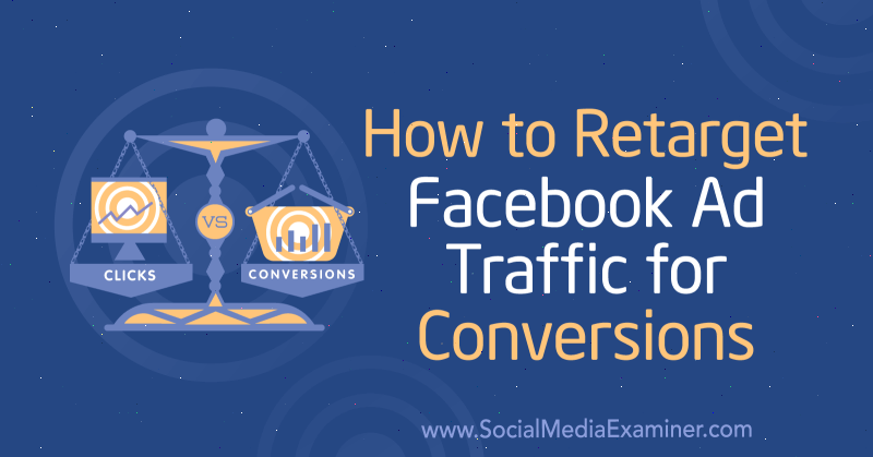 Как да пренасочите трафика на реклами във Facebook за конверсии от Чарли Лоурънс на Social Media Examiner.