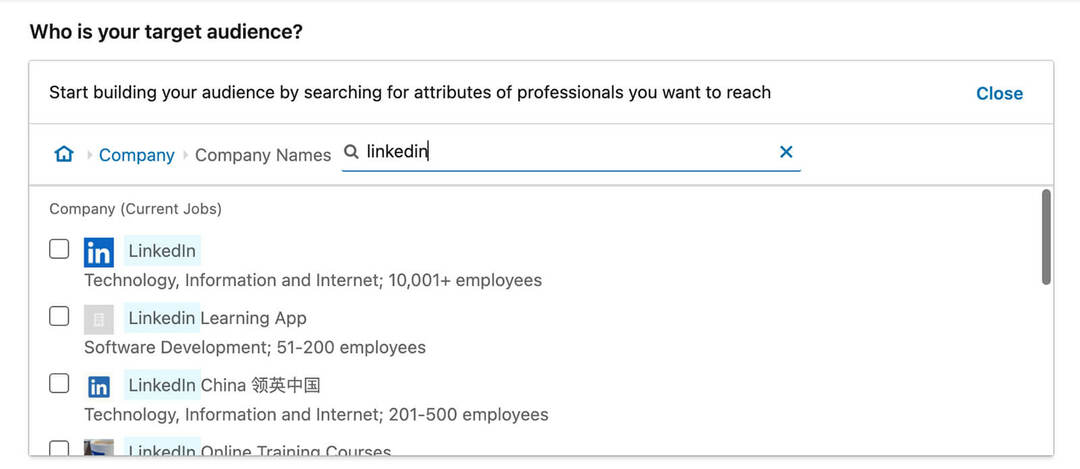 how-to-use-targeting-get-in-front-of-competitor-audiences-on-linkedin-company names-step-15