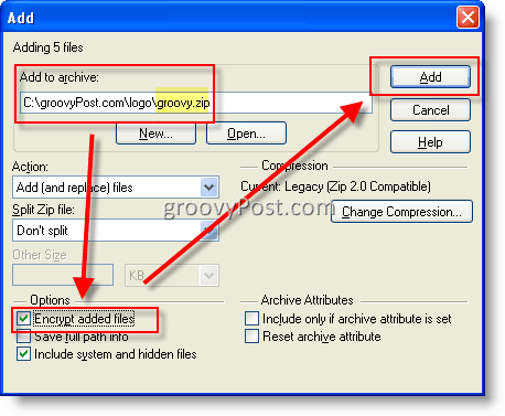 Шифровайте файлове с помощта на WinZip AES