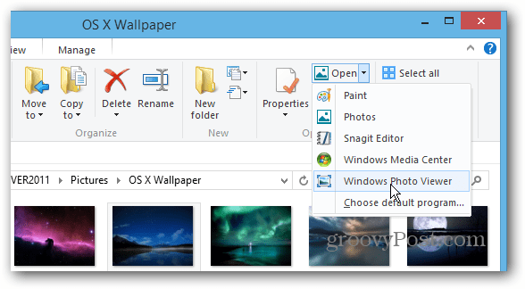Изберете Програмен Windows Explorer