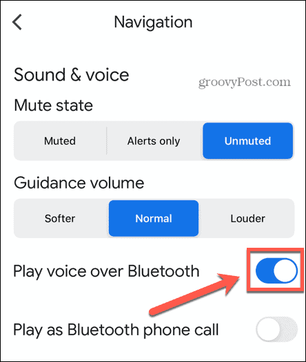 google maps възпроизвежда глас през bluetooth