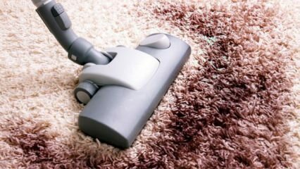 Метод за почистване на килими за 5 минути