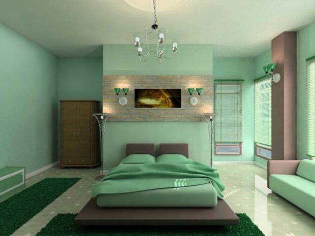 Водна зелена спалня