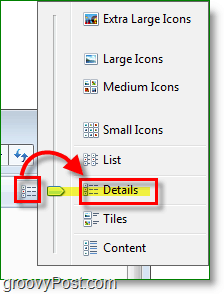 Снимка на екрана на Windows 7 - преглед на подробности за търсенето на файлове