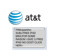 Предотвратяване на текстовия спам на AT&T