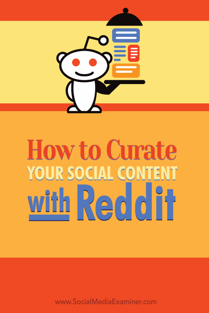 Как да подготвите вашето социално съдържание с Reddit: Проверка на социалните медии