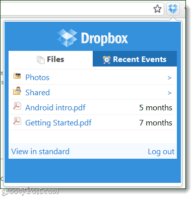 браузър за разширение на файлове за разширения