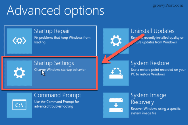 настройки за стартиране на windows 11