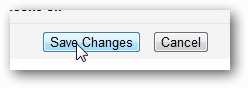 запишете промените в Gmail
