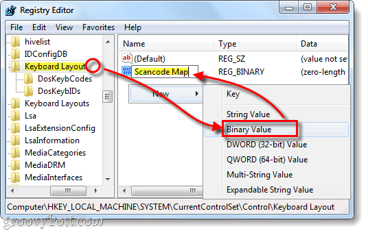 Как да деактивирате ключа за заключване на Caps в Windows 7