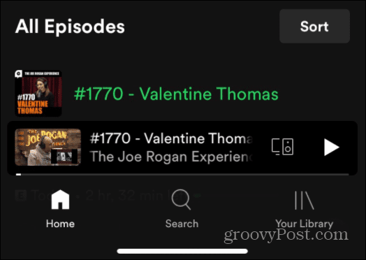 Използвайте гласови команди на Spotify подкаст на Joe Rogan JRE