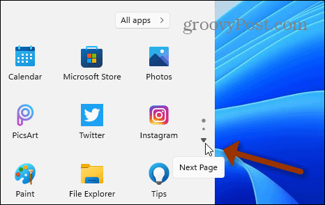 Следваща страница Стартирайте Windows 11