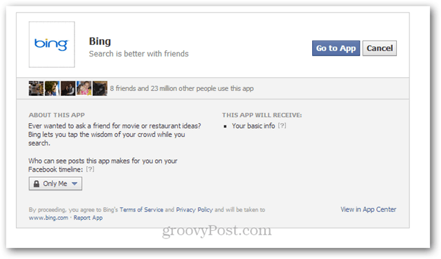 приложение за bing facebook за тапет