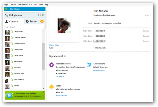 Skype 6.1 актуализация за Windows включва интеграция на Outlook