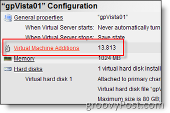 Инсталирайте добавки към виртуална машина за MS Virtual Server 2005 R2