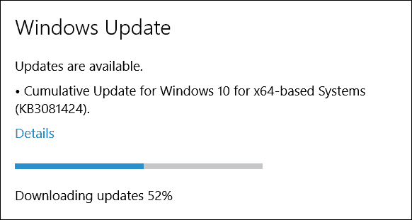 Microsoft пуска кумулативна актуализация на Windows 10 (KB3081424)