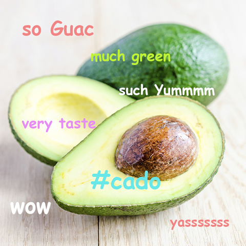 изображение на авокадо на denny на tumblr