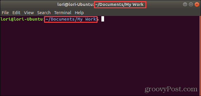 Прозорецът на терминала се отваря към конкретна папка в Ubuntu Linux