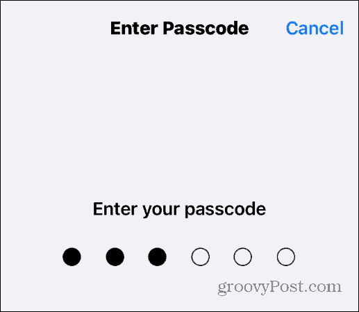 Променете паролата на iPhone