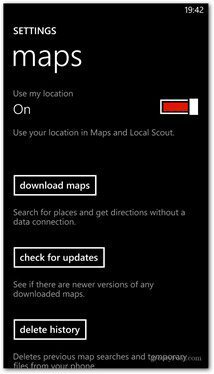 Windows Phone 8 изтегляне на карти