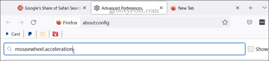 mousewheel.acceleration настройки във Firefox