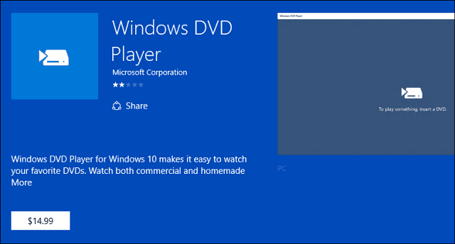 Как да доведете възпроизвеждането на DVD към Windows 10 безплатно