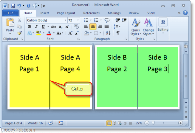 Снимка на Micosoft Word 2010 създаване на книжка в Microsoft Word 2010 може да бъде малко сложна, но тази диаграма трябва да помогне