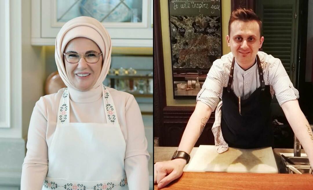 Емине Ердоган поздрави готвача Фатих Тутак, който получи звездата Мишлен!