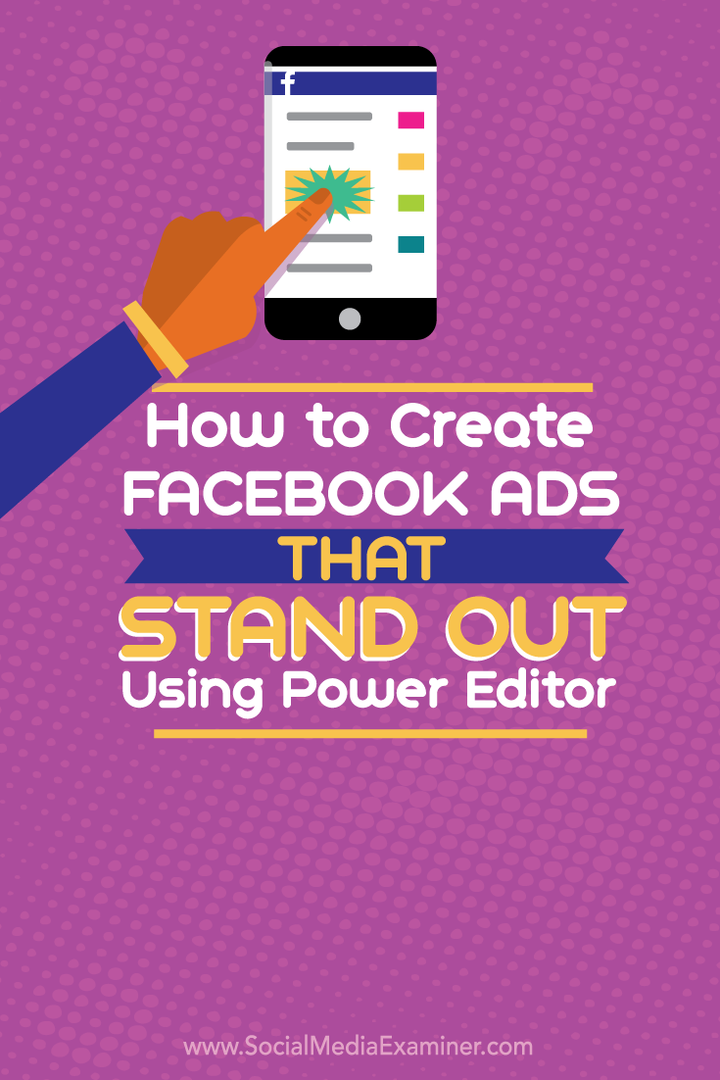 как да създадете facebook реклами, които да се открояват