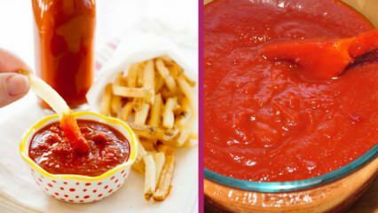 Как да направите най-лесния кетчуп? Трикове за приготвяне на кетчуп! Приготвяне на кетчуп