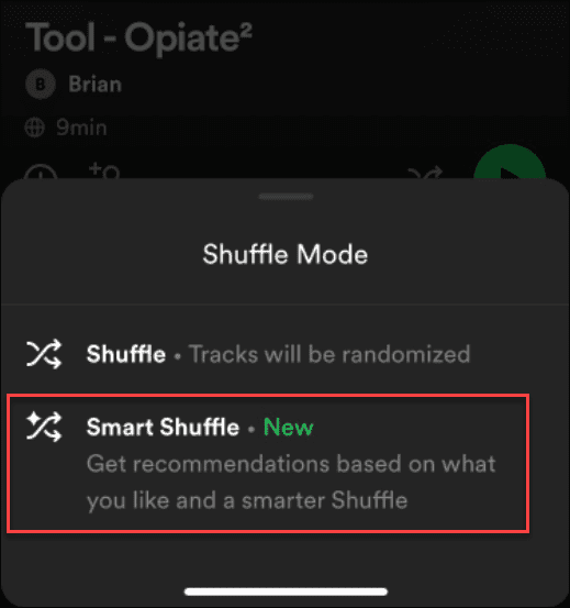 коригирайте Spotify Shuffle да не се разбърква