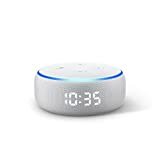 Изцяло нова Echo Dot (3rd Gen) - Умен високоговорител с часовник и Alexa - Sandstone