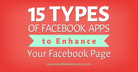 15 вида facebook приложения