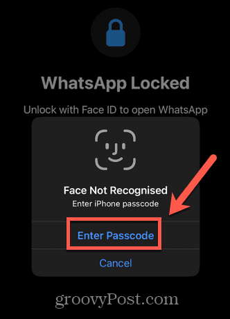 whatsapp въведете парола