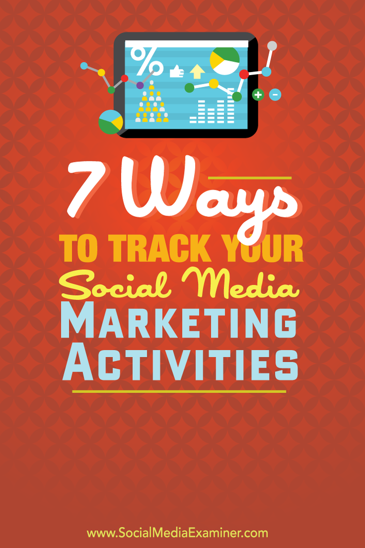 съвети за проследяване на вашите маркетингови дейности в социалните медии