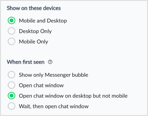 Показване на ManyChat на тези устройства
