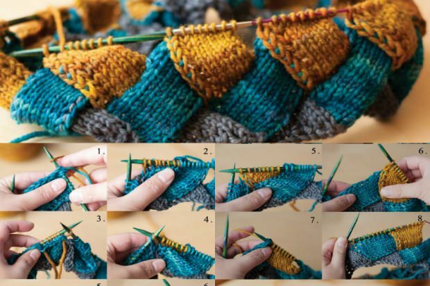 Най-лесен стил за плетене: Практическо изработване на плетене с кръстосана таблетка