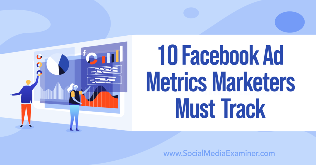 10 Маркетолозите на Facebook Ad Metrics трябва да проследят от Чарли Лорънс в социалната мрежа Examiner.