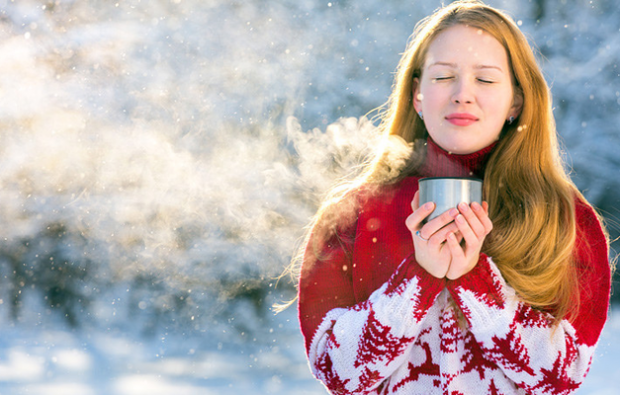 Консумирайте топли напитки през зимата поради болест