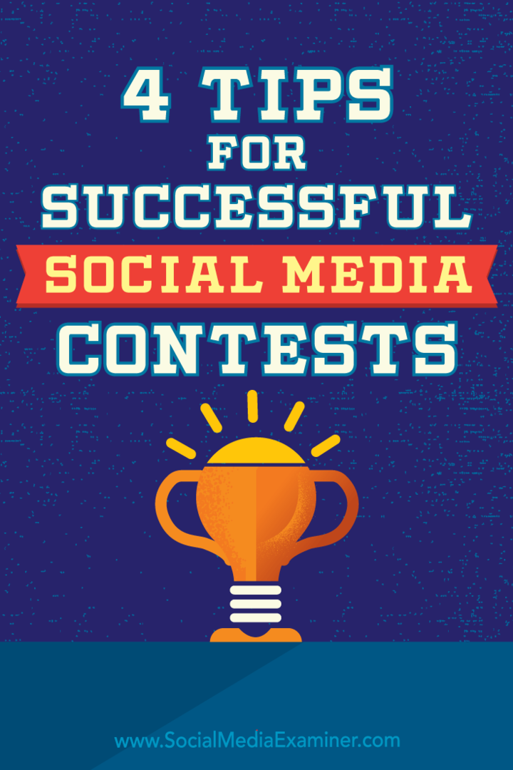 4 съвета за успешни конкурси за социални медии: Проверка на социалните медии