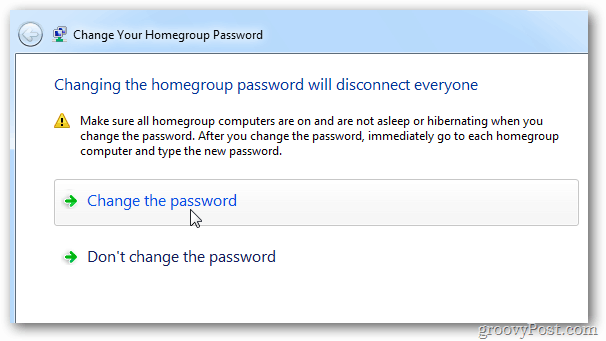 Промяна на паролата