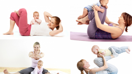 Какви упражнения трябва да се правят след раждането? Стягащи движения на корема