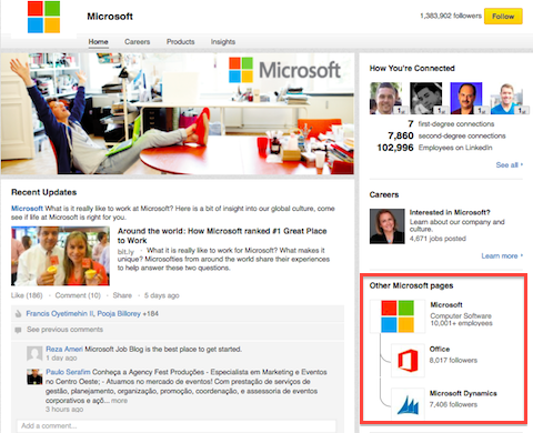 „Microsoft-Business-страница“