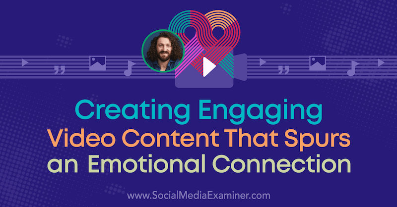 Създаване на ангажиращо видео съдържание, което стимулира емоционална връзка, включваща прозрения от Ezra Firestone в подкаста за социални медии.